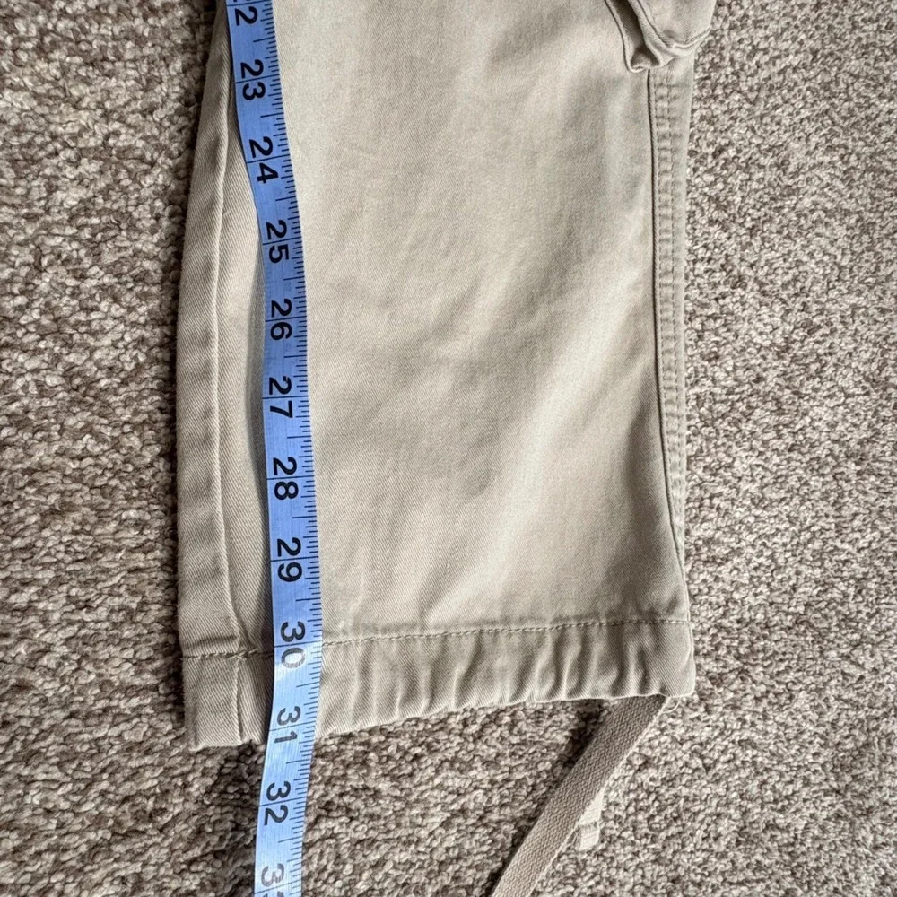 Matchstick Mens Khaki Cargo Pants Utility Workwear Multi Pocket‎ 34x31 Gorpcore